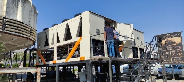 Air-Cooled Chiller Project – Almas Commercial Complex